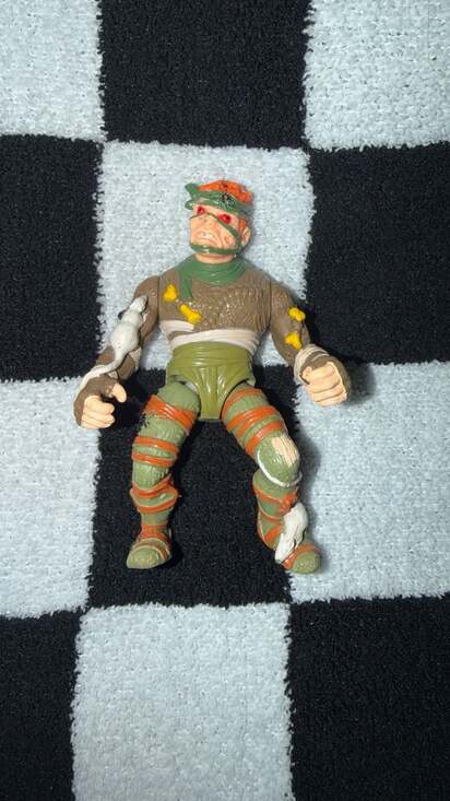 Playmates Toys Other - Vintage 1989 TMNT Rat King Action Figure Loose Incomplete